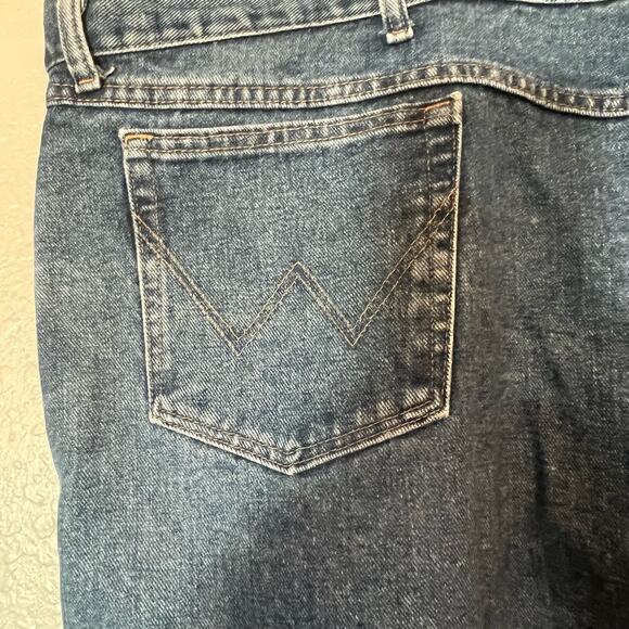 Wrangler Rugged Wear 58X24 Plus Denim Jeans Pants Bottoms Men - Picture 3 of 9